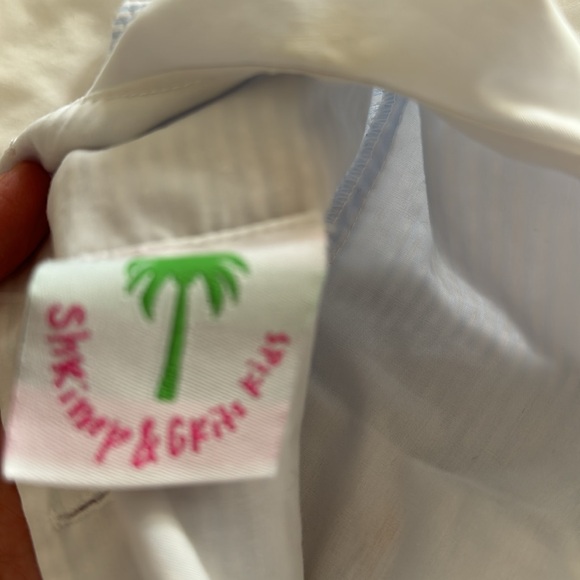 Shrimp & Grits kids romper - Picture 5 of 7